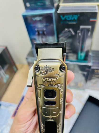 VGR Voyager Professional V-005 Hair Clipper – 7000 RPM, Powder Metallurgic Blade, 2600mAh Battery & 250 Minutes Runtime|🇦🇷ARGENTINA LOT