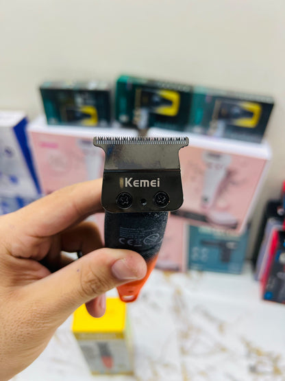Imported Kemei KM-1750 Professional Trimmer – Metal Body, American Design & LCD Display