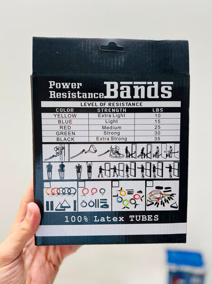 Power Resistance Bands Home Gym Extreme Set JT-003 – Full Body Workout Kit