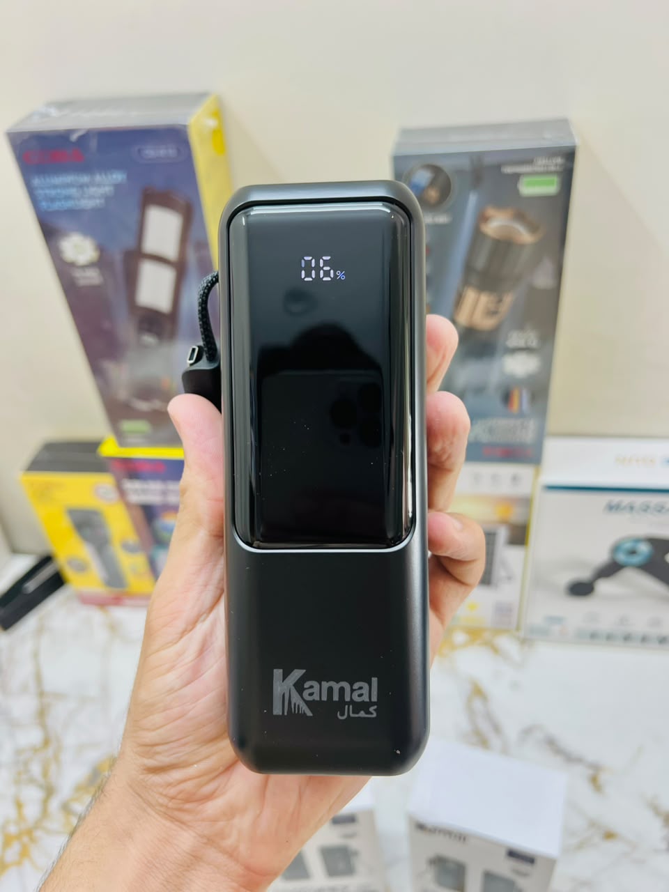 KAMAL KPB 2006 20000mAh Power Bank – 35W PD Fast Charging with 2 Cables
