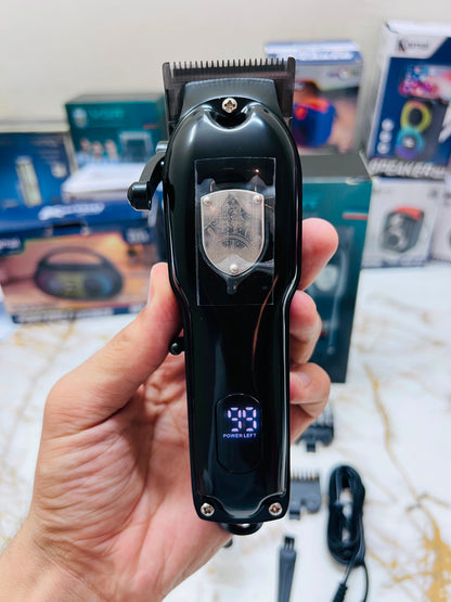 VGR V-652M Professional Hair Clipper – Stainless Steel Blade, 1500mAh Battery|🇦🇷ARGENTINA LOT