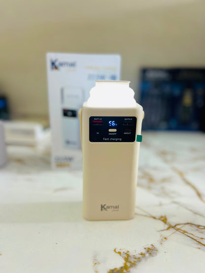 Kamal  30000mAh Power Bank KPB30 -Speed Backup with LED Lamp |