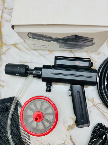 MDHL Imported X9 2-in-1 High Pressure Water Gun – Cordless Washer with Large-Capacity Lithium Battery, 5M Water Pipe & Foam Pot