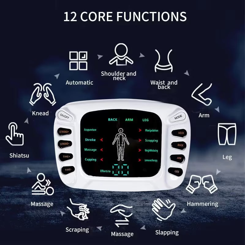 Blueidea Electronic TENS Pulse Massager BLD321 – Smart Muscle Pain Relief & Body Therapy Device