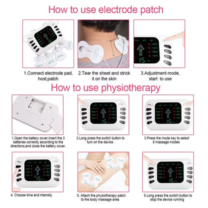 Blueidea Electronic TENS Pulse Massager BLD321 – Smart Muscle Pain Relief & Body Therapy Device