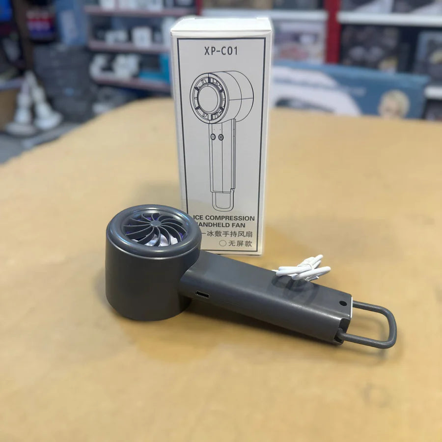 Portable Ice Compression Rechargeable Hand Fan XP-C01 | AwamiImport.com