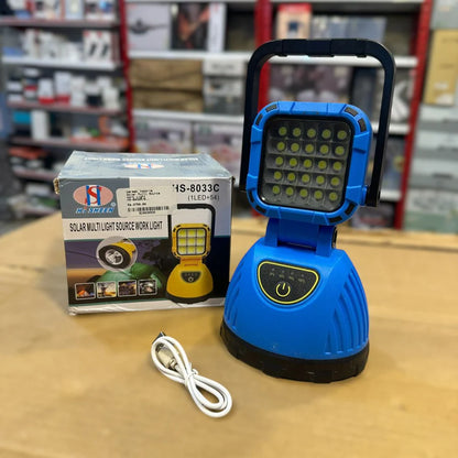 Solar Multi-Source Work Light HS-8033AB – Bright, Reliable Lighting | AwamiImport.com